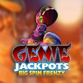 Official Jackpots logo: Genie Jackpots: Big Spin Frenzy by Blueprint Gaming at Ultra casino