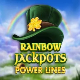 Rainbow Jackpots Power Lines slot logo by Red Tiger Gaming at Ultra casino