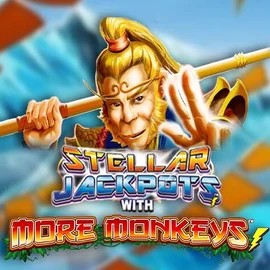 Official Jackpots logo: Stellar Jackpots with More Monkeys by Lightning Box Game at Ultra casino